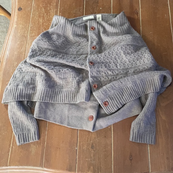 Anthropologie Sleeping in Snow Sweater Coat - Picture 2 of 3